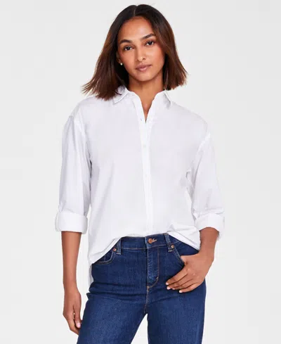 GLORIA VANDERBILT WOMEN'S AMANDA BUTTON-FRONT SHIRT