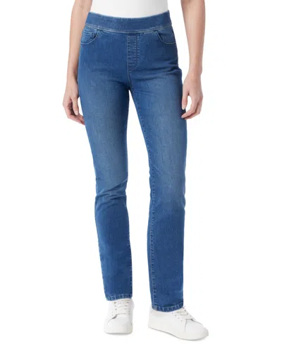 GLORIA VANDERBILT WOMEN'S AMANDA HIGH-RISE STRAIGHT PULL-ON JEANS