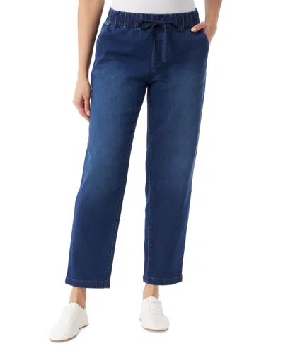 GLORIA VANDERBILT WOMEN'S ANYA DRAWSTRING STRAIGHT-LEG JEANS