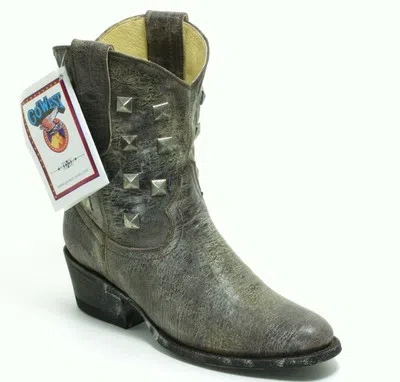 GO WEST 307 COWBOYSTIEFEL WESTERN STIEFELETTE CATALAN STYLE LEDER NIETEN GOWEST 36