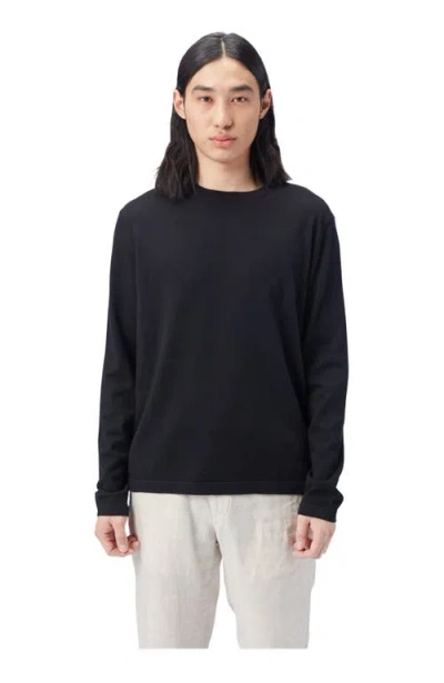 GOBI MONGOLIAN CASHMERE CREWNECK COTTON SILK CASHMERE BLEND SWEATER