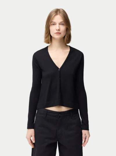 GOBI MONGOLIAN CASHMERE GOBI MONGOLIAN CASHMERE LIGHTWEIGHT CASHMERE SILK CARDIGAN