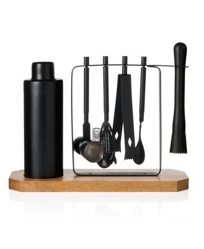 GODINGER EBONY BAR TOOLS, SET OF 7