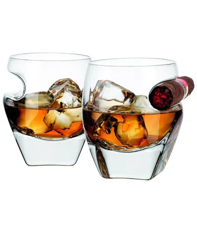 GODINGER GODINGER GODINGER ARTURO CIGAR WHISKEY TUMBLE SET OF 2