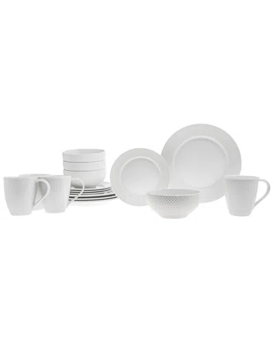 GODINGER GODINGER PIQUE PLAIN 16PC DINNERWARE SET