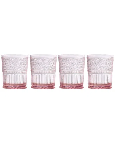 GODINGER GODINGER SET OF 4 CLARO ACRYLIC DOUBLE OLD FASHIONED GLASSES