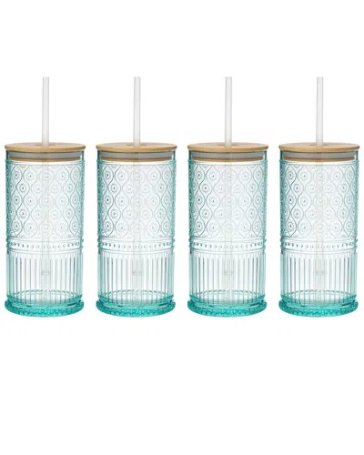 GODINGER GODINGER SET OF 4 CLARO ACRYLIC SIPPY CUPS