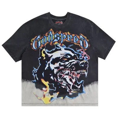 GODSPEED GODSPEED OFF THE LEASH TEE 'BLACK WASH' | MEN'S SIZE XS