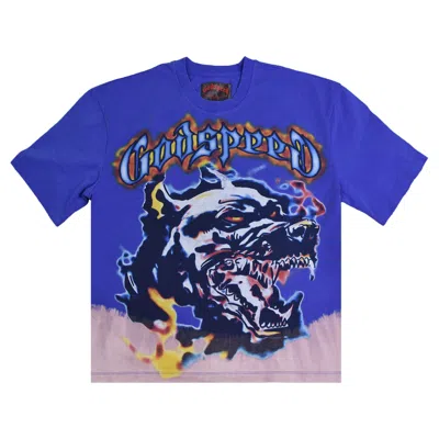 GODSPEED GODSPEED OFF THE LEASH TEE 'ROYAL' | BLUE | MEN'S SIZE XS