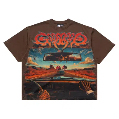 GODSPEED GODSPEED ON THE RUN T-SHIRT 'MOCHA' | BROWN | MEN'S SIZE M