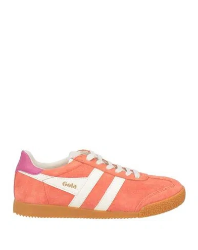 GOLA GOLA WOMAN SNEAKERS CORAL SIZE 5 LEATHER