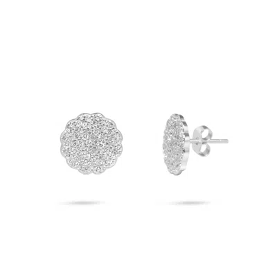 GOLD TRIP WOMEN'S AURORA STUD EARRINGS IN SILVER