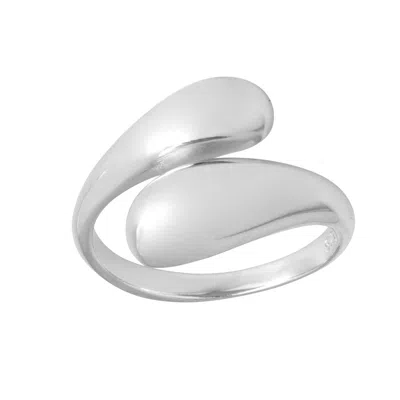 GOLD TRIP WOMEN'S OPEN SCULPTURAL RING IN SILVER