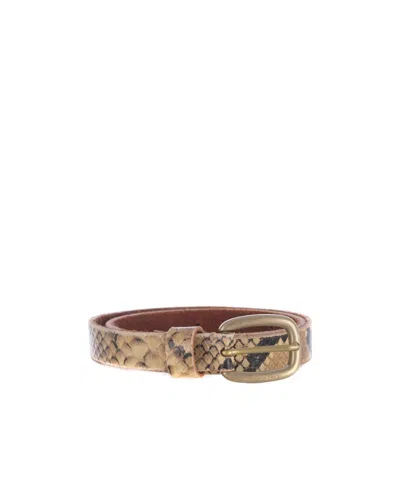 GOLDEN GOOSE GOLDEN GOOSE DELUXE BRAND ANIMAL PRINTED BELT