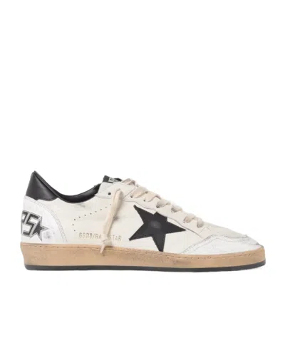 GOLDEN GOOSE BALL-STAR LACE-UP LOW-CUT SNEAKERS