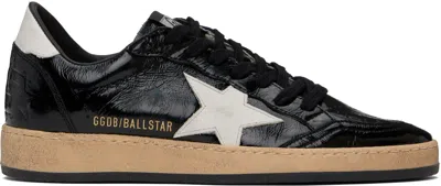 GOLDEN GOOSE BLACK & WHITE BALL STAR SNEAKERS