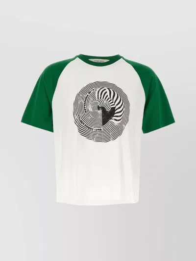 GOLDEN GOOSE 'BLOCK CREW NECK GRAPHIC PRINT T-SHIRT'