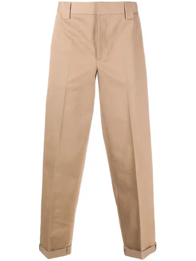 GOLDEN GOOSE CROPPED STRAIGHT-LEG CHINOS