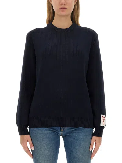 GOLDEN GOOSE DANY COTTON CREW-NECK SWEATER