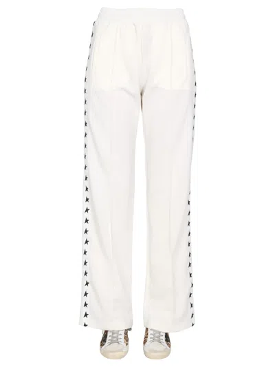 GOLDEN GOOSE DOROTEA TRACK PANTS WITH STAR BANDS