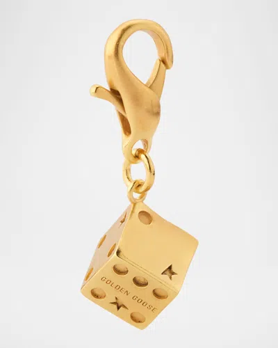 GOLDEN GOOSE GAMING DICE BAG CHARM