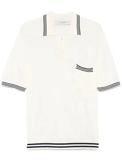 GOLDEN GOOSE GOLDEN GOOSE GOLDEN M`S SHORT SLEEVE KNIT POLO CLOTHING