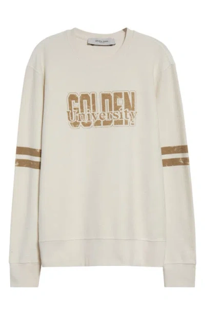 GOLDEN GOOSE GOLDEN GOOSE JOURNEY LOGO GRAPHIC CREWNECK SWEATSHIRT