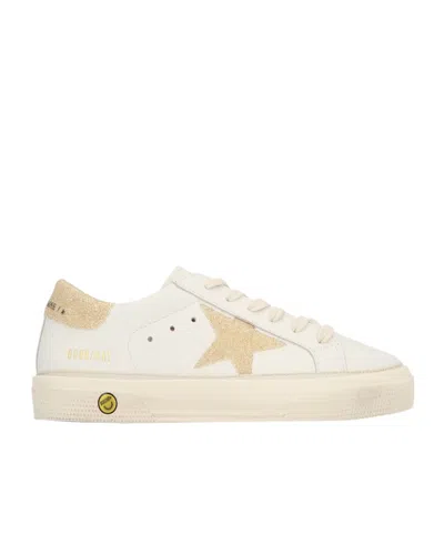 GOLDEN GOOSE GOLDEN GOOSE KIDS MAY STAR PATCH SNEAKERS