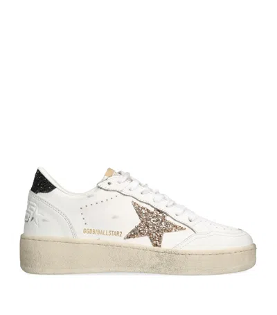 GOLDEN GOOSE GOLDEN GOOSE LEATHER BALL STAR LOW-TOP SNEAKERS