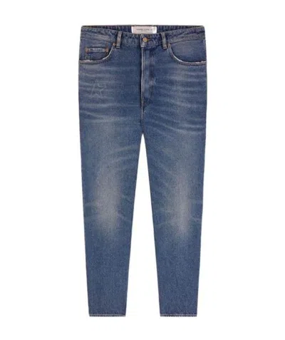 GOLDEN GOOSE GOLDEN GOOSE DELUXE BRAND WASHED EFFECT STRAIGHT LEG JEANS
