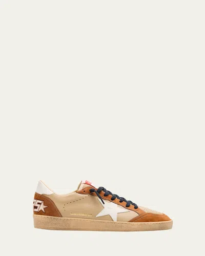 GOLDEN GOOSE MEN'S BALLSTAR LOW-TOP NUBUCK LEATHER SNEAKERS - EXCLUSIVE