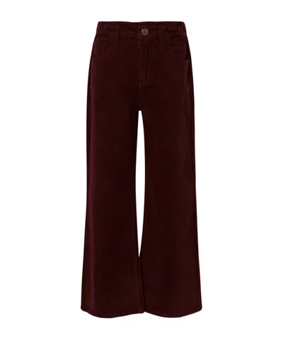 GOLDEN GOOSE GOLDEN GOOSE KIDS LOGO DETAILED WIDE LEG TROUSERS