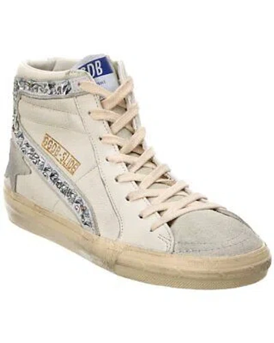 GOLDEN GOOSE GOLDEN GOOSE SLIDE LEATHER & SUEDE HIGH-TOP SNEAKER WOMEN'S