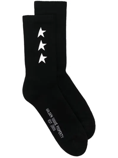 GOLDEN GOOSE SOCKS WITH LOGO