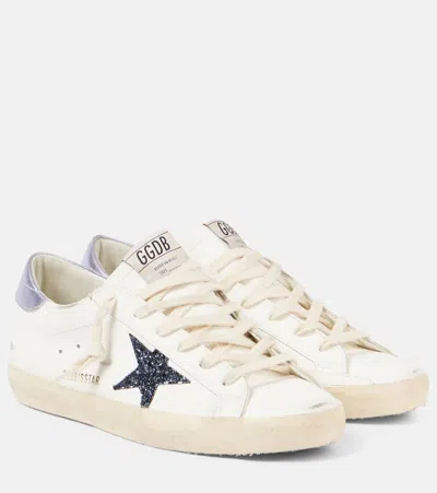 GOLDEN GOOSE SUPER-STAR LEATHER SNEAKERS