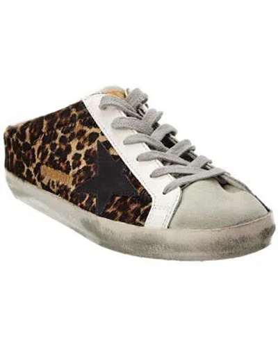 GOLDEN GOOSE GOLDEN GOOSE SUPERSTAR SABOT HAIRCALF & LEATHER SNEAKER WOMEN'S