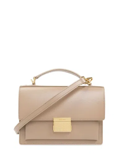 GOLDEN GOOSE GOLDEN GOOSE VENEZIA BAG PALMELLATO LEATHER BODY GOLD METAL DETAILS