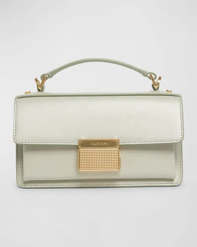 GOLDEN GOOSE VENEZIA SMALL FLAP LEATHER CROSSBODY BAG
