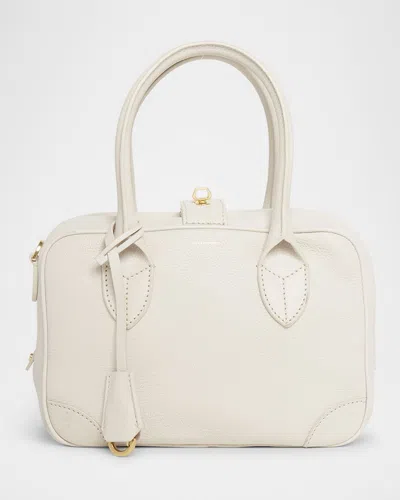 GOLDEN GOOSE VITA ZIP GOAT LEATHER TOP-HANDLE BAG