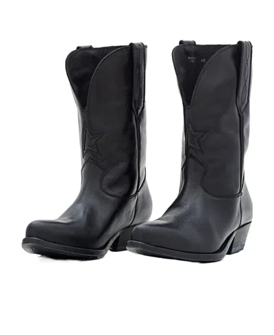GOLDEN GOOSE GOLDEN GOOSE DELUXE BRAND WISH STAR LOW SHINY BOOTS