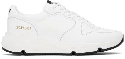 GOLDEN GOOSE WHITE BIO-BASED RUNNING SOLE SNEAKERS