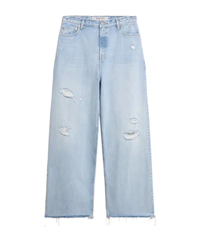 GOLDEN GOOSE GOLDEN GOOSE DELUXE BRAND WIDE-LEG DISTRESSED JEANS