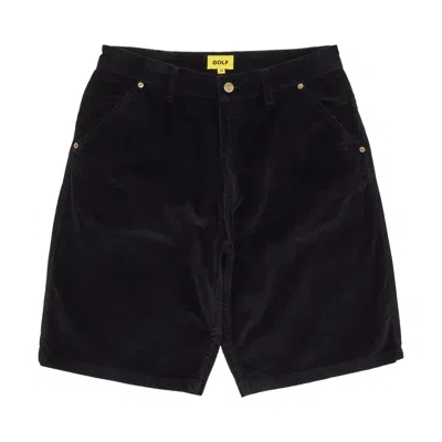 GOLF WANG GOLF WANG OLDE CORDUROY WORK SHORT 'BLACK'