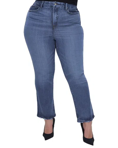 GOOD AMERICAN GOOD AMERICAN GOOD LEGS STRAIGHT INDIGO JEAN