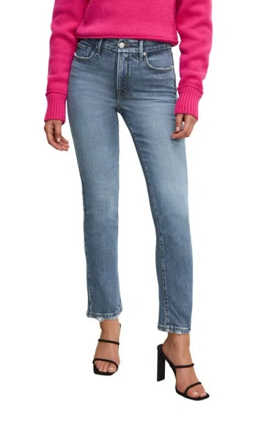 GOOD AMERICAN GOOD AMERICAN GOOD LEGS STRAIGHT LEG JEANS