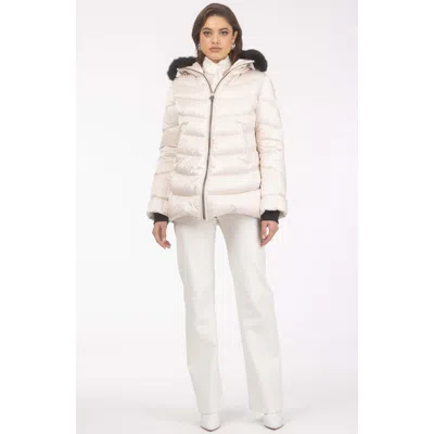 GORSKI GORSKI APRES-SKI JACKET WITH DETACHABLE HOOD TRIM