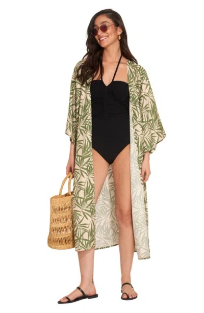 GOTTEX BEACH LIFE GOTTEX BEACH LIFE NOAM SHORT SLEEVES SWIM COVER UP KIMONO