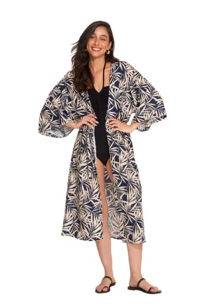 GOTTEX BEACH LIFE GOTTEX BEACH LIFE NOAM SHORT SLEEVES SWIM COVER UP KIMONO
