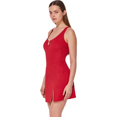 GOTTEX GOTTEX ST. TROPEZ TEXTURED PULL-ON SKIRT COVER-UP