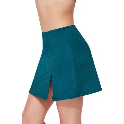 GOTTEX GOTTEX ST. TROPEZ TEXTURED PULL-ON SKIRT COVER-UP